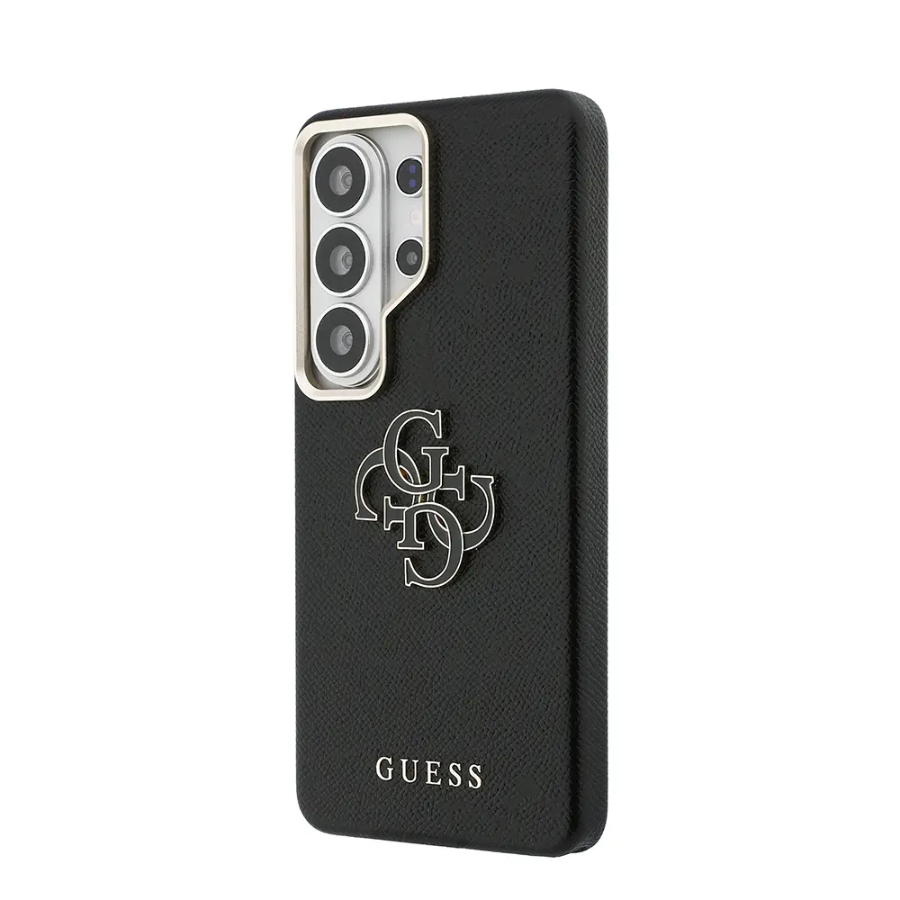 Galaxy S26 Ultra Kılıf, 4G Metal Logolu Grained Kapak - Guess