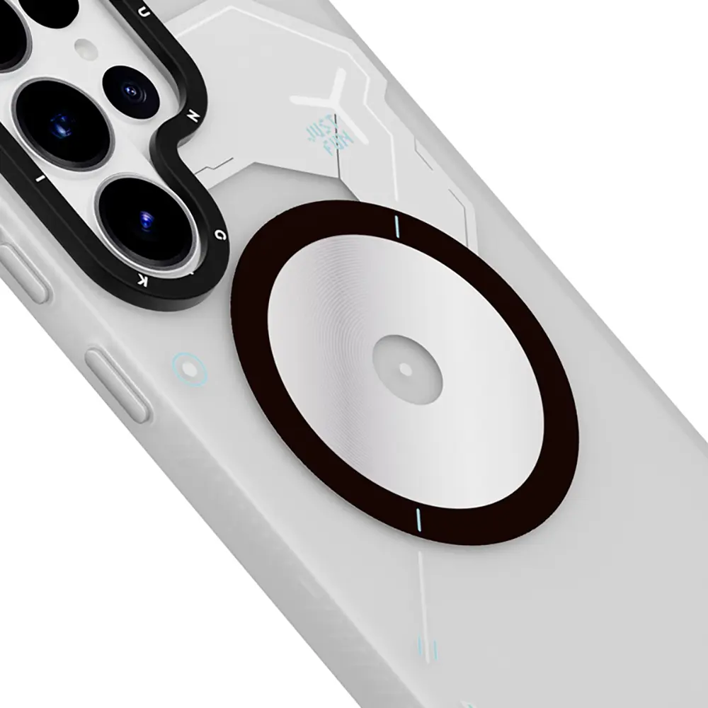 Galaxy S26 Ultra MagSafe Uyumlu Disk Desenli Kılıf - Youngkit Disc Battle