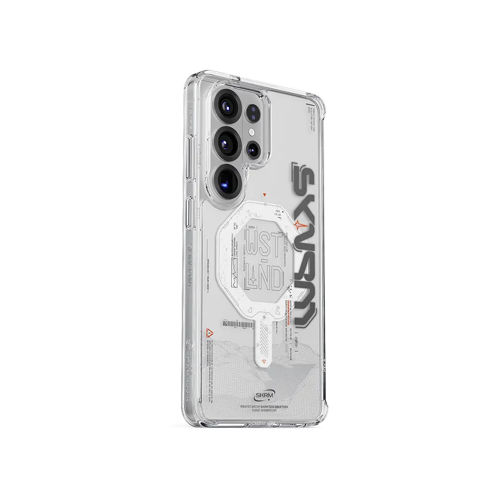 Galaxy S26 Ultra MagSafe Uyumlu Yazı Desenli Kılıf - Skinarma Sonix