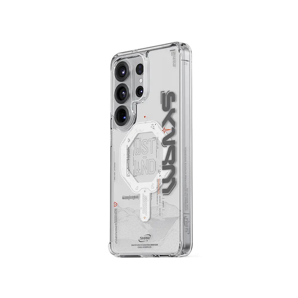 Galaxy S26 Ultra MagSafe Uyumlu Yazı Desenli Kılıf - Skinarma Sonix
