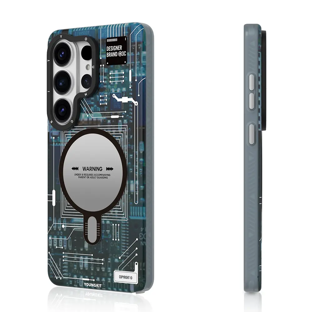 Galaxy S26 Ultra MagSafe Uyumlu 360 Derece Standlı Kılıf - Youngkit Technology