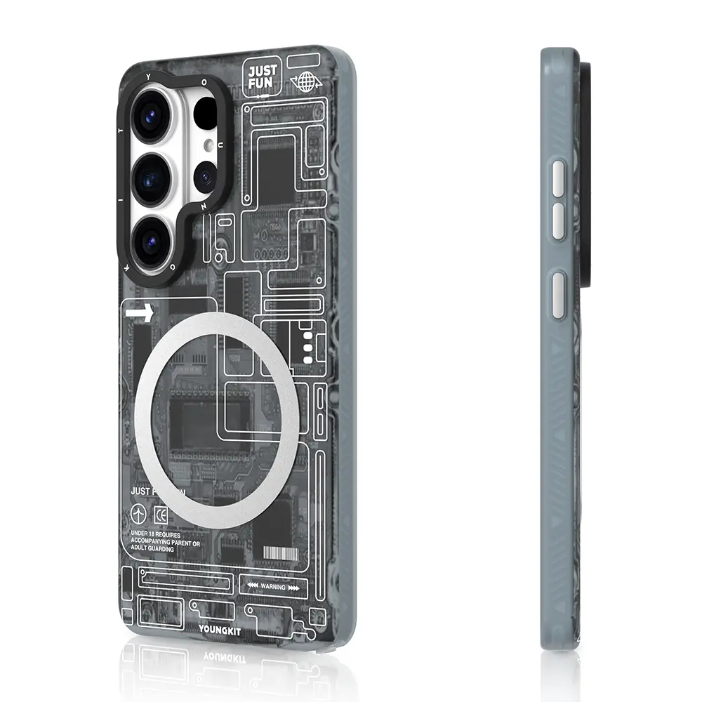 Galaxy S26 Ultra MagSafe Uyumlu 360 Derece Standlı Kılıf - Youngkit Technology