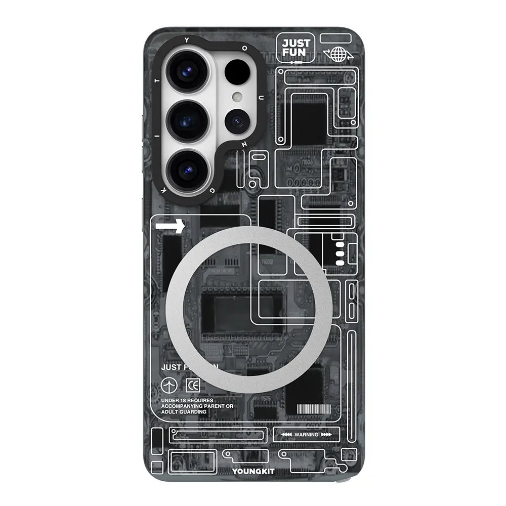 Galaxy S26 Ultra MagSafe Uyumlu 360 Derece Standlı Kılıf - Youngkit Technology