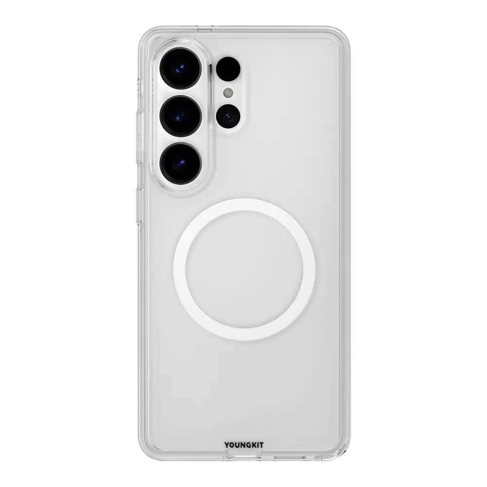 Galaxy S26 Ultra MagSafe Uyumlu Şeffaf Kılıf - Youngkit Clear