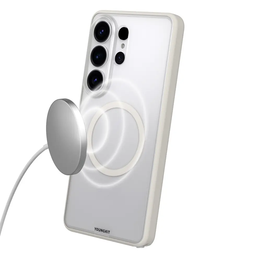 Galaxy S26 Ultra MagSafe Uyumlu Şeffaf Kılıf - Youngkit Clear