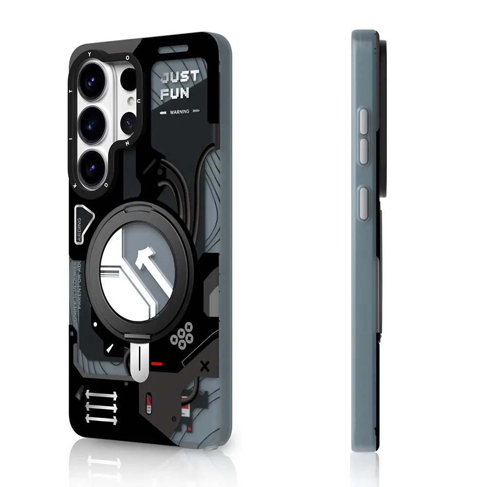 Galaxy S26 Ultra MagSafe Uyumlu Halka Standlı Kılıf - Youngkit Starship