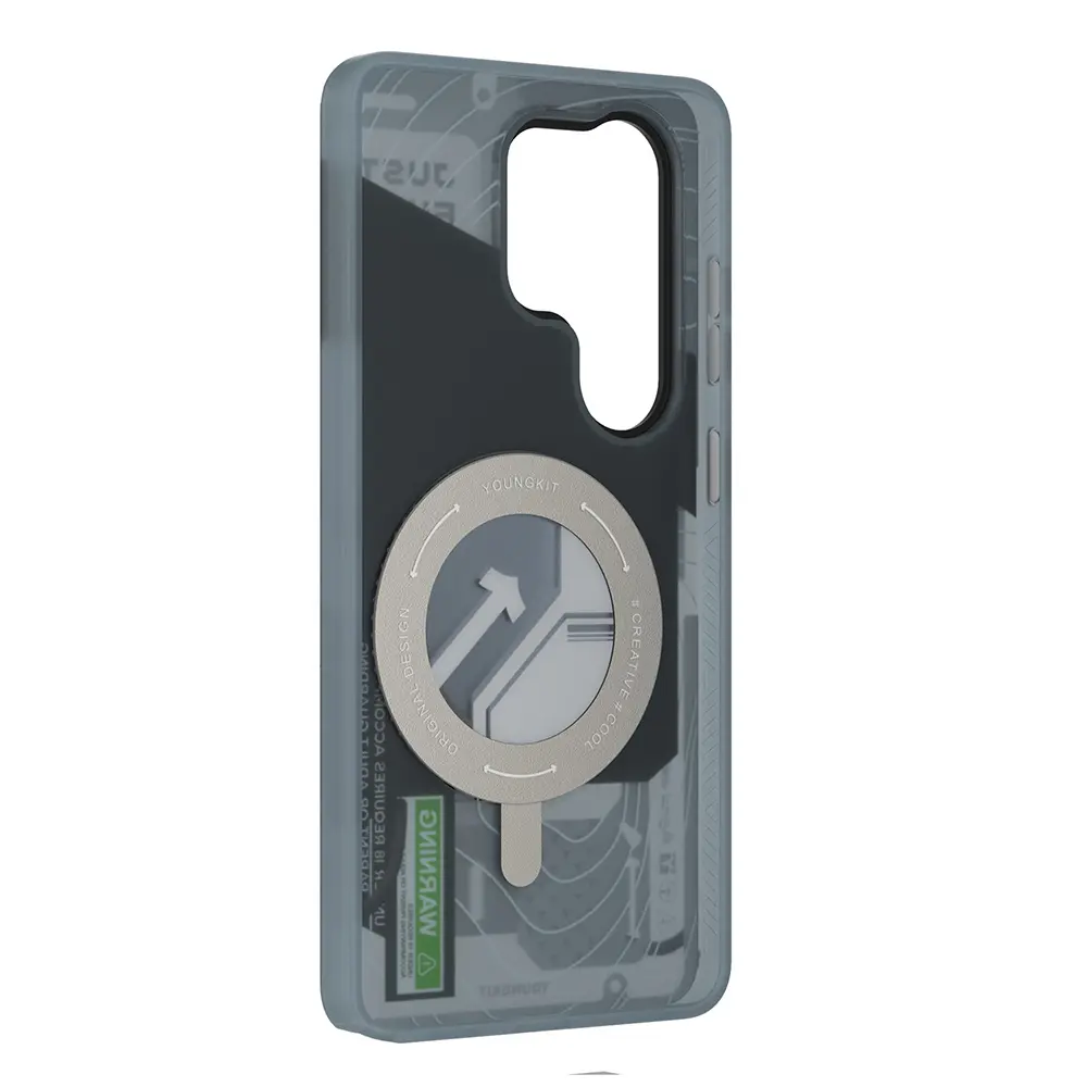 Galaxy S26 Ultra MagSafe Uyumlu Halka Standlı Kılıf - Youngkit Starship
