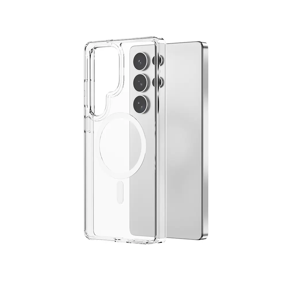 Galaxy S26 Ultra MagSafe Uyumlu Şeffaf Kılıf - Wiwu iShield Pro