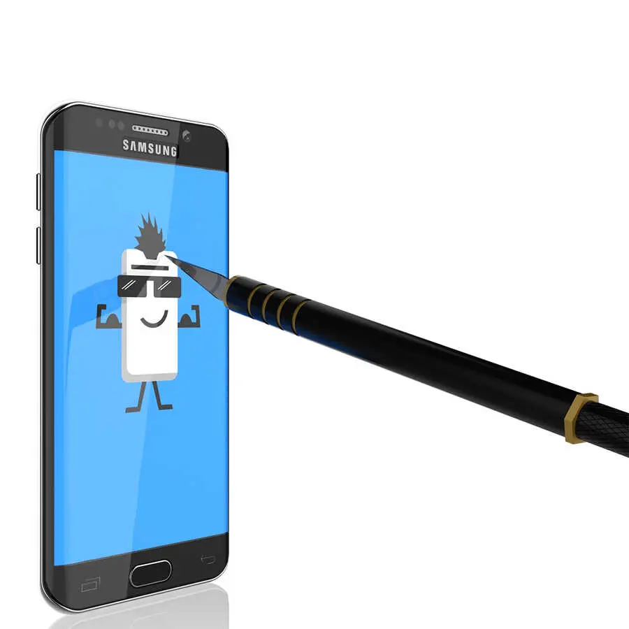 Galaxy S7 Edge Seramik Ekran Koruyucu, 3D Kavisli ve Esnek - Davin
