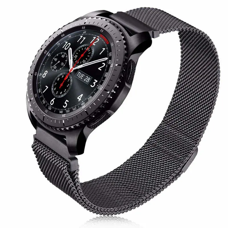 Gear S2 20mm Metal Saat Kordonu - Zore KRD-12