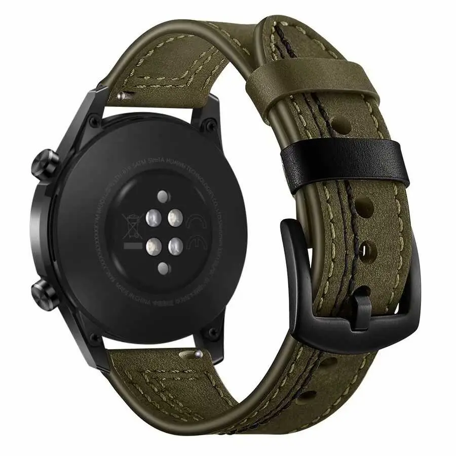 Gear S2 20 mm Deri Saat Kordonu - Zore KRD-19