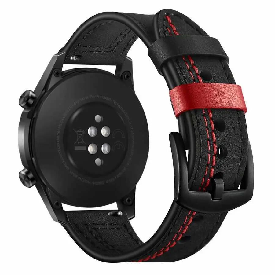 Gear S2 20 mm Deri Saat Kordonu - Zore KRD-19