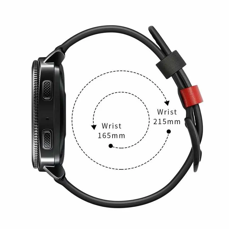 Gear S2 20 mm Deri Saat Kordonu - Zore KRD-19