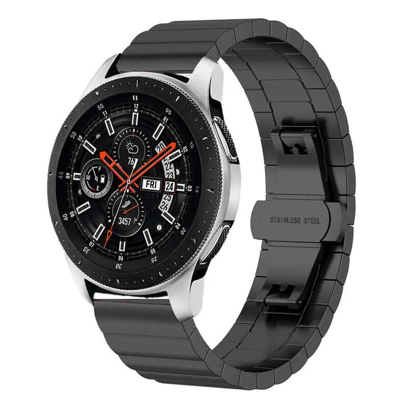 Gear S3 22mm Metal Saat Kordonu, Katlamalı Klipsli - Zore KRD-16