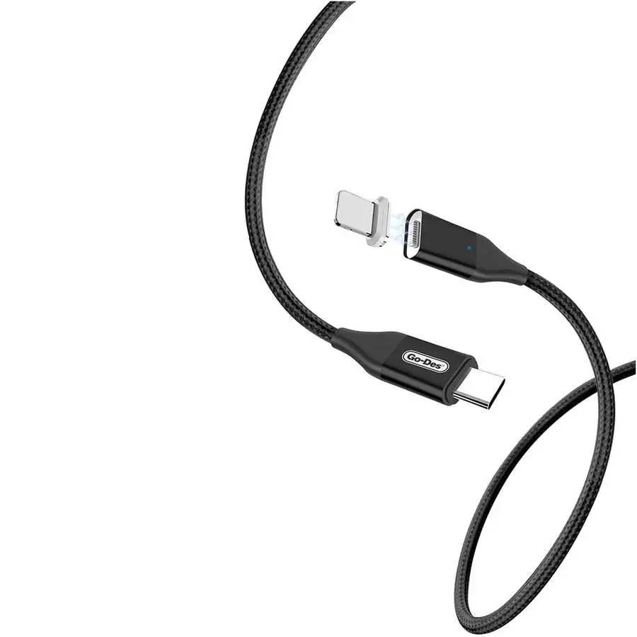 Go Des UC-505 Type-C to Lightning PD Manyetik Şarj Kablosu, 1.8 m