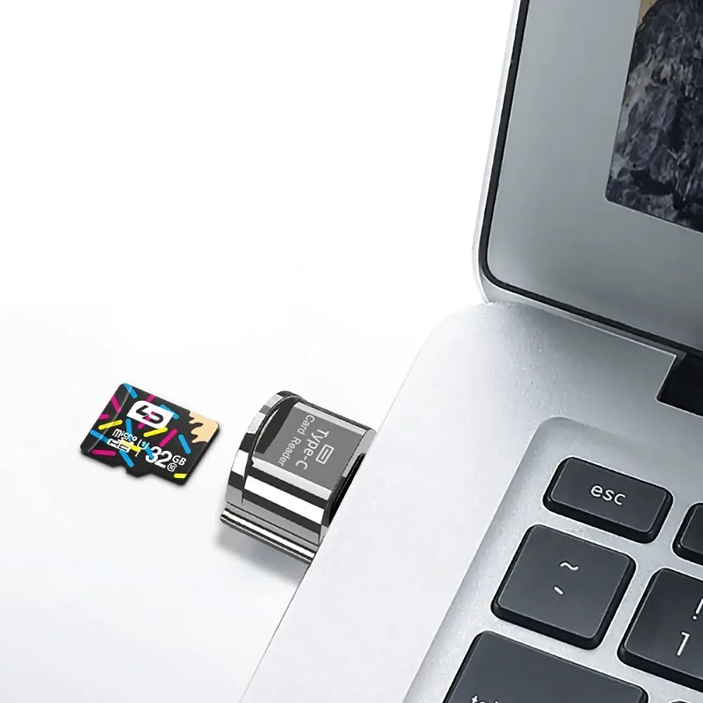 Go Des AC-54 Type-C Çıkışlı OTG Hafıza Kart Okuyucu, Micro SD Destekli