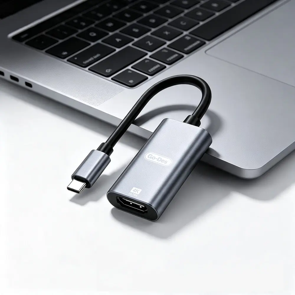 Go Des GD-6906 Type-C to HDMI 4K 60Hz Ses ve Görüntü Adaptörü