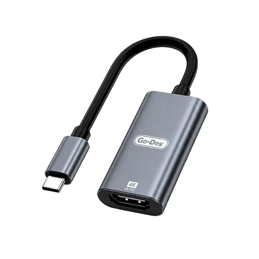 Go Des GD-6906 Type-C to HDMI 4K 60Hz Ses ve Görüntü Adaptörü