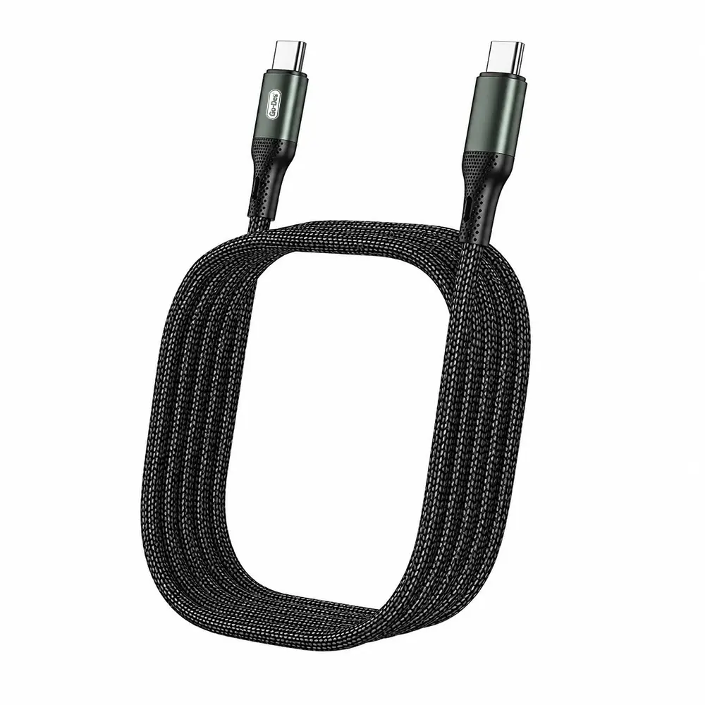Go Des GD-UC575 Type-C to Type-C 40W PD Şarj ve Data Kablosu, 3 Metre Örgü