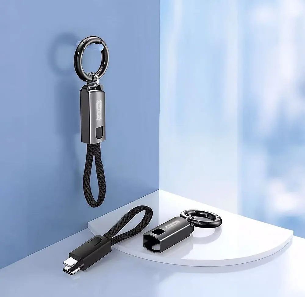 Go-Des GD-UC683 Type-C to Lightning Anahtarlık Şarj ve Data Kablosu, 27W