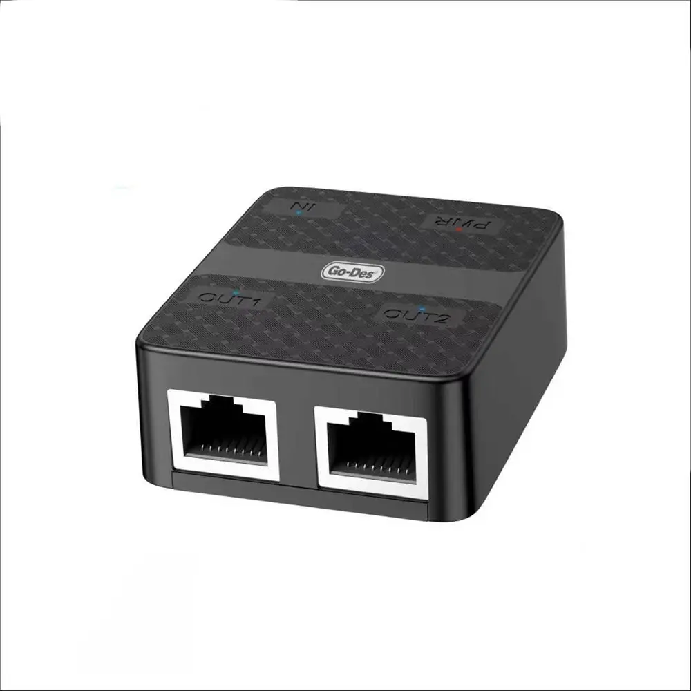 Go-Des GD-WPS012 2in1 Ethernet Çoğaltıcı 1000Mbps