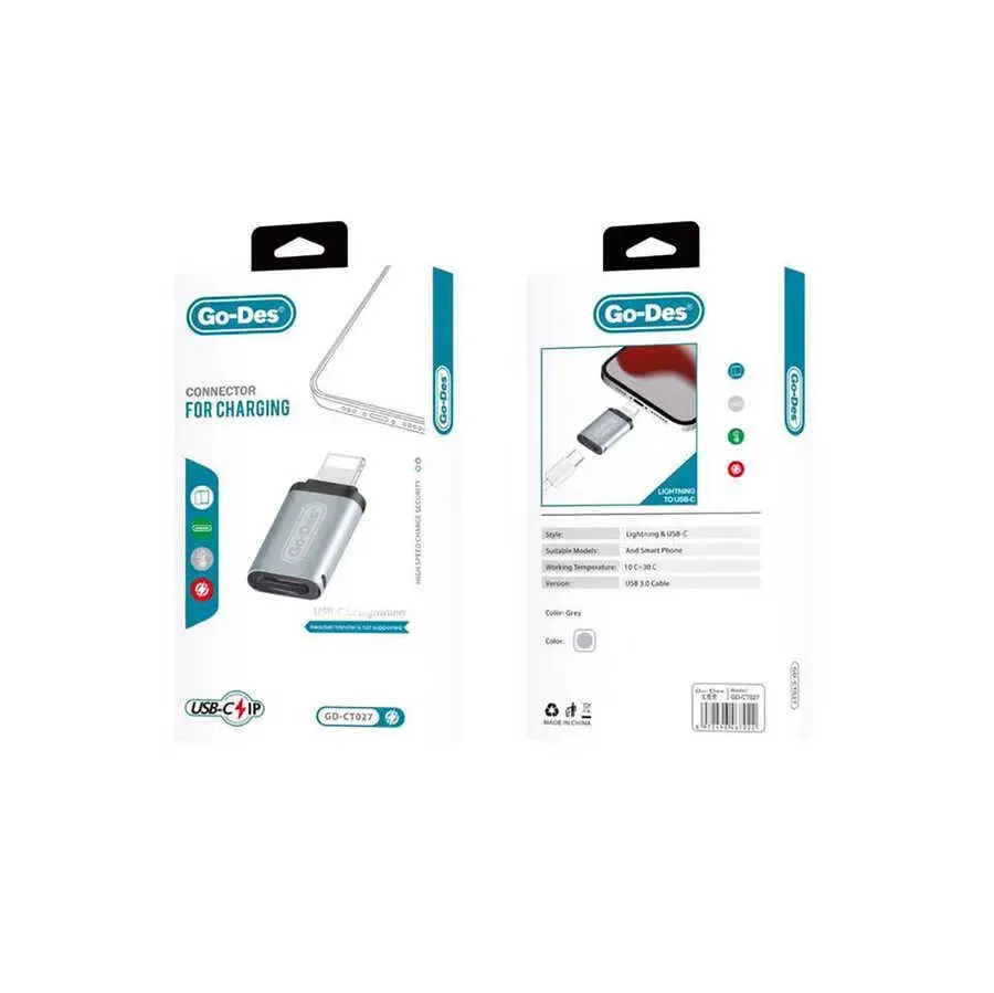 Go Des GD-CT027 Type-C to Lightning Çevirici OTG