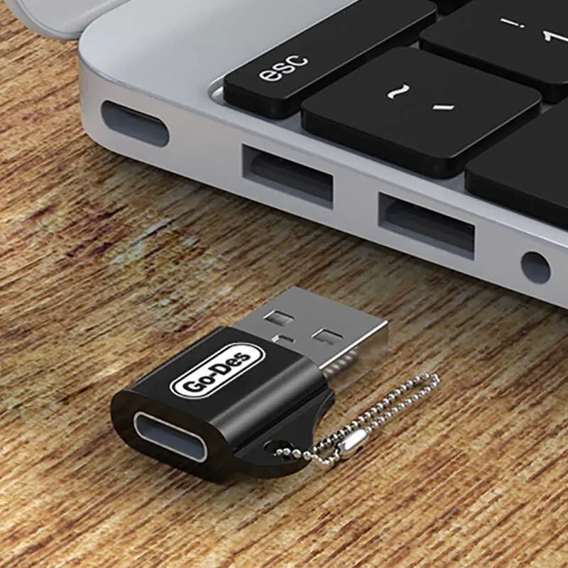 Go Des GD-CT028 Type-C to USB Çevirici, PD Hızlı Şarj ve USB 3.0 Çıkış