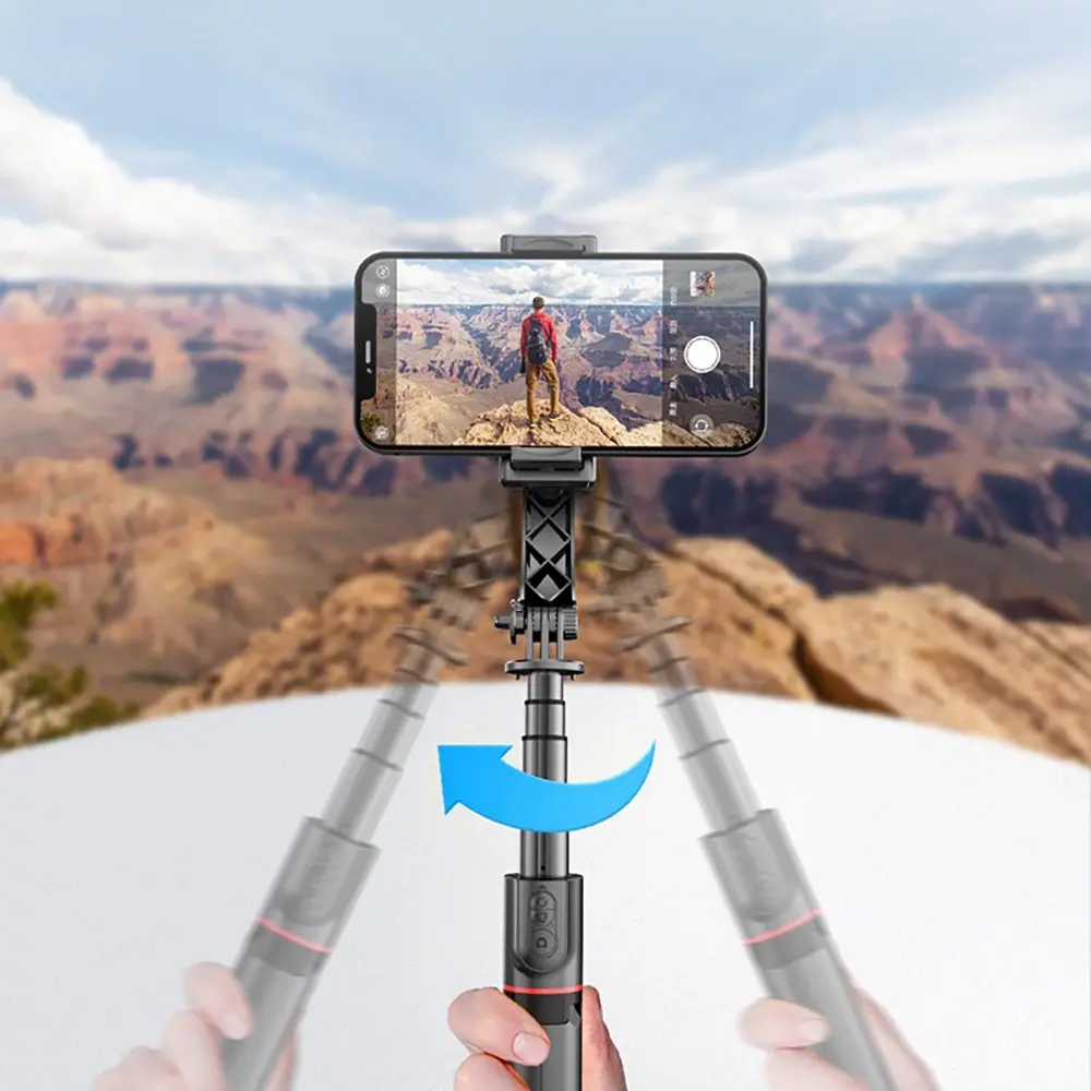 Go-Des GD-F06 Bluetooth Kumandalı Teleskopik Tripodlu Selfie Çubuğu