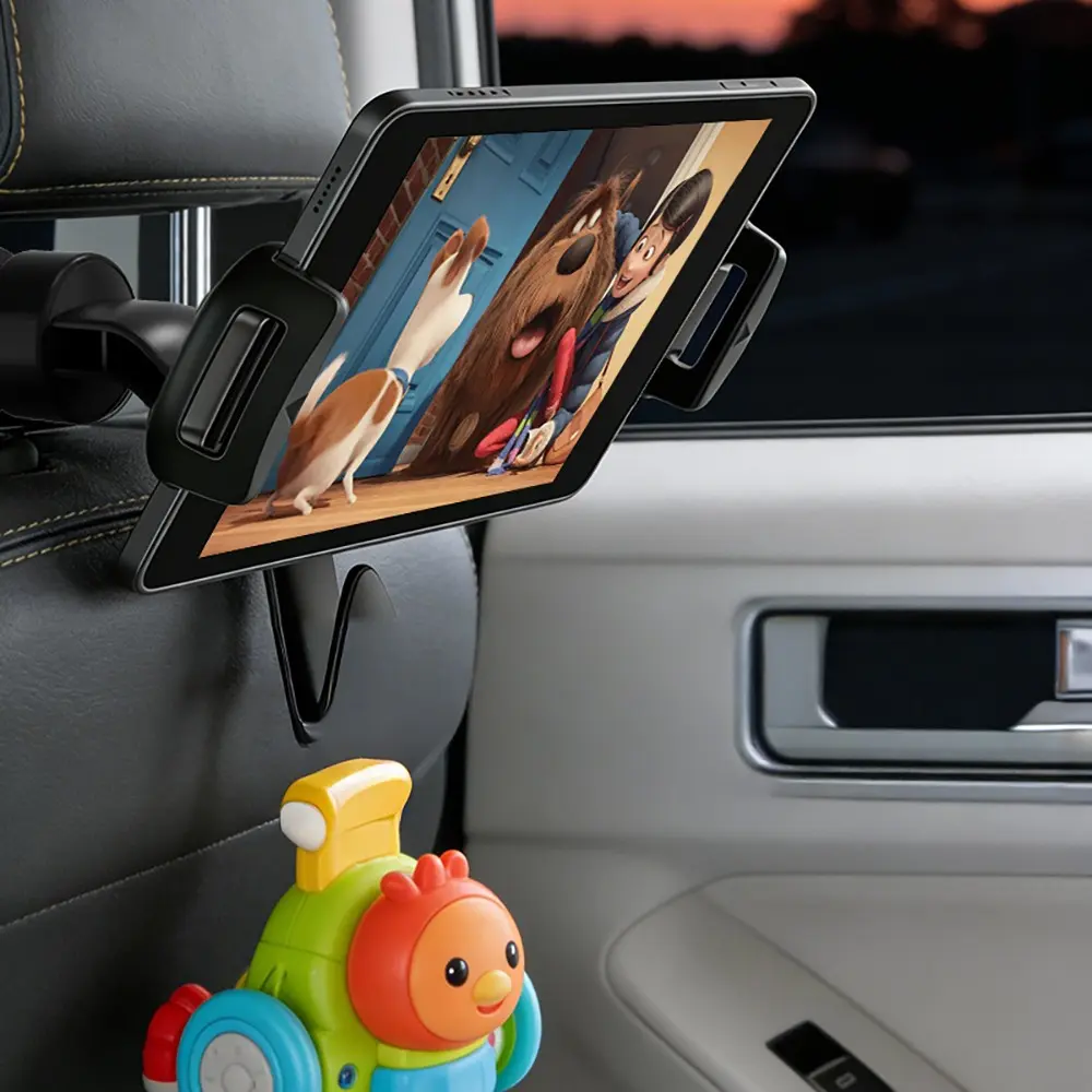 Go Des GD-HD257 2'si 1 Arada Araç İçi Telefon ve Tablet Tutucu, Askılı