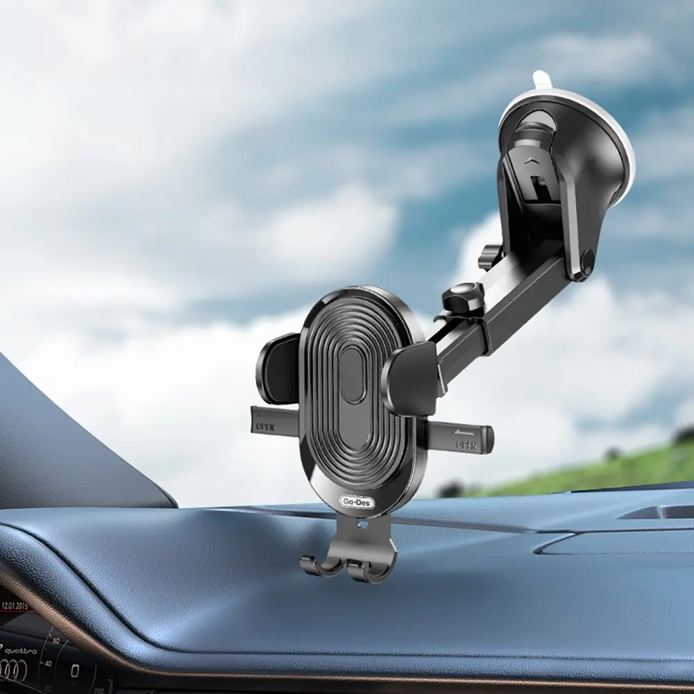 Go Des GD-HD353 360 Derece Dönebilen Vakumlu Araç İçi Telefon Tutucu