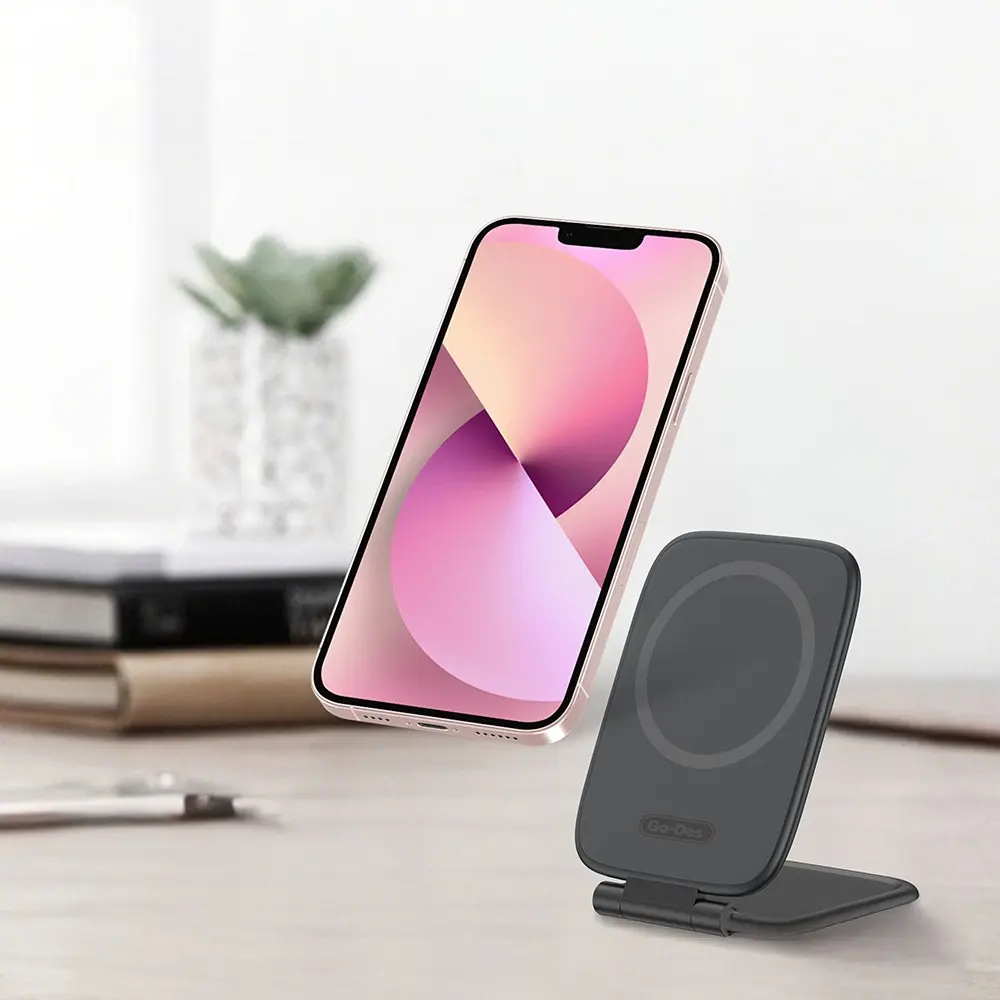 Go Des GD-HD382 Katlanabilir Manyetik Telefon Tutucu, 360° Döner