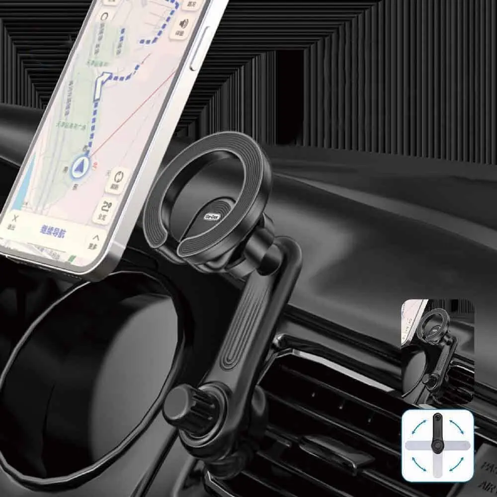 Go Des GD-HD311 MagSafe Manyetik 360 Derece Dönebilen Araç Tutucu