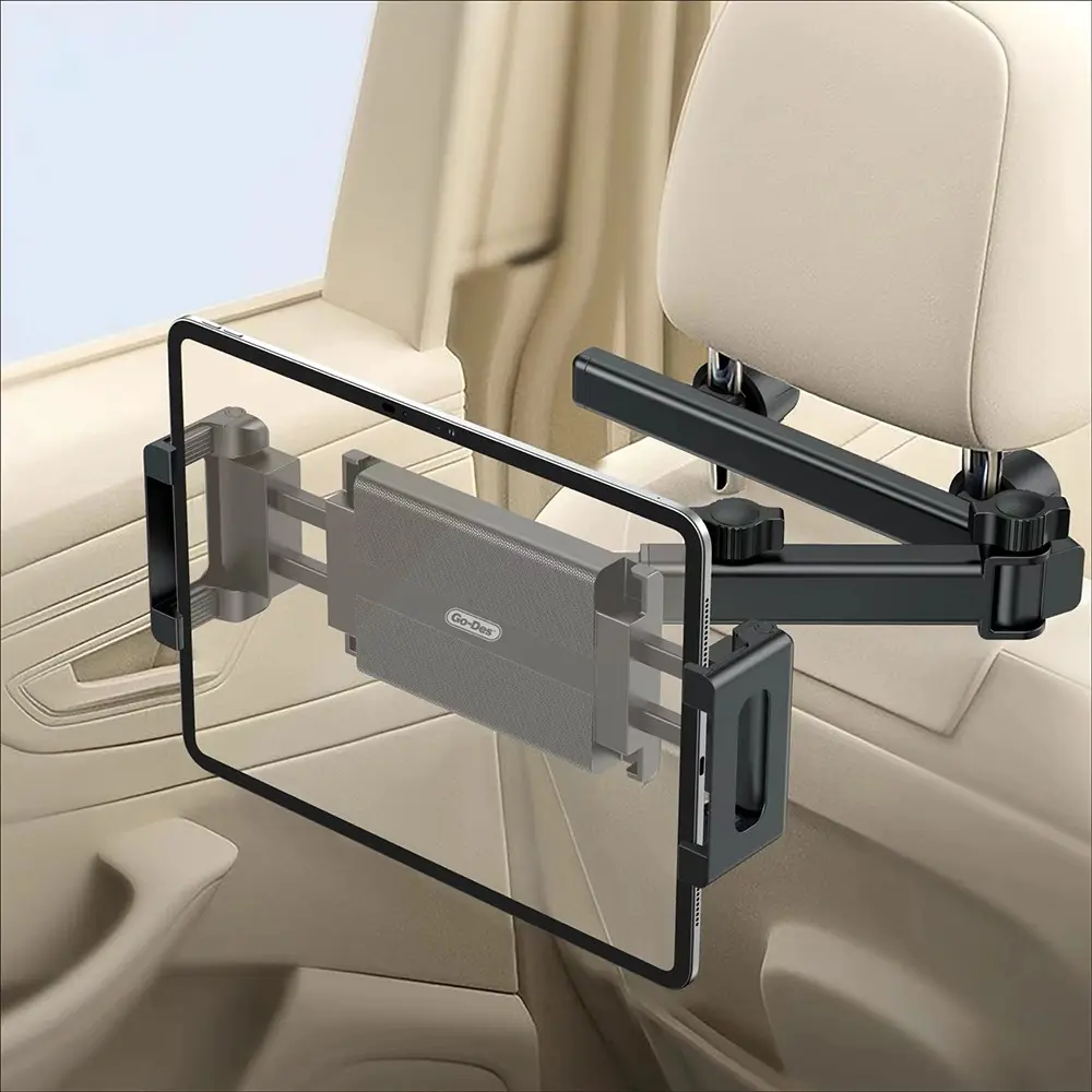 Go Des GD-HD323 360 Derece Dönebilen Uzatılabilir Arka Koltuk Araç Telefon Tutucu