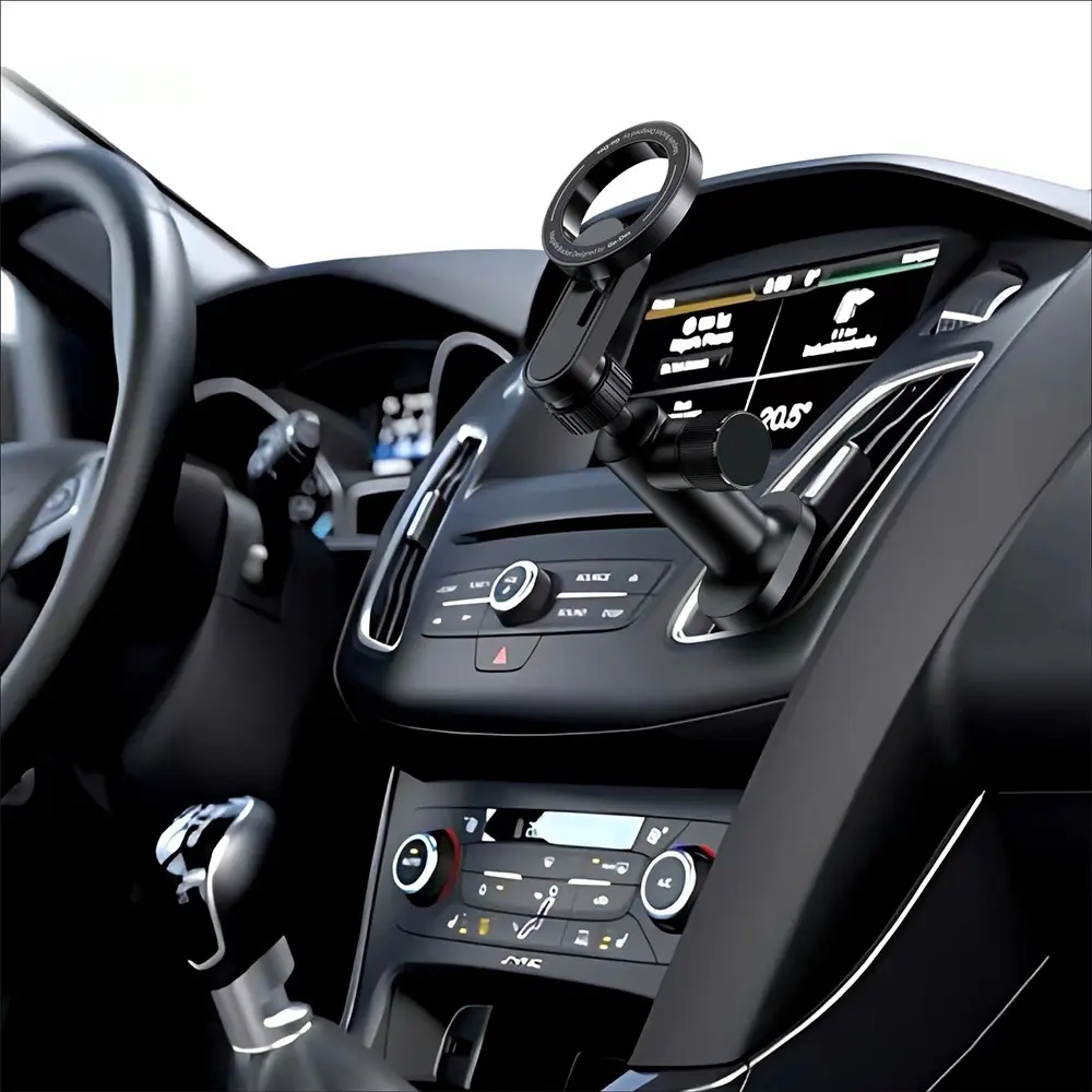 Go Des GD-HD327 MagSafe Uyumlu 360 Derece Dönebilen Araç Telefon Tutucu