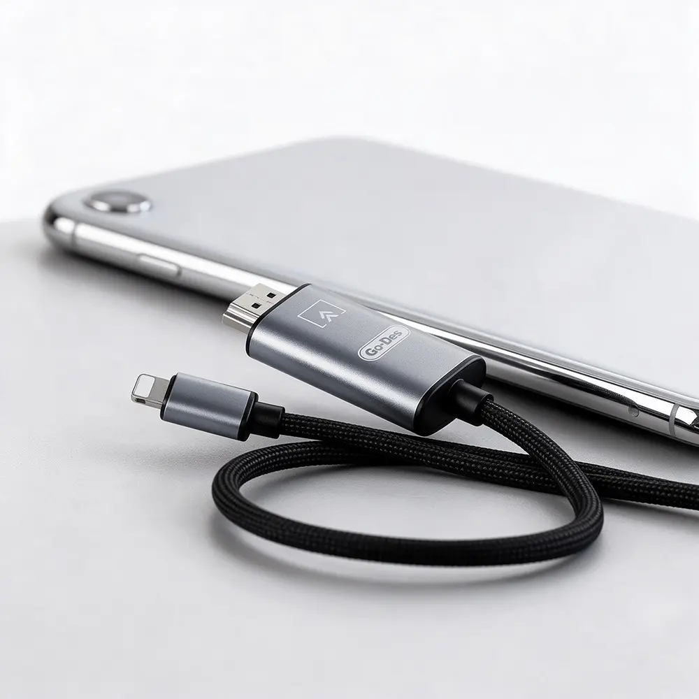Go Des GD-HM812S HDTV Lightning to HDMI Ses ve Video Adaptörü