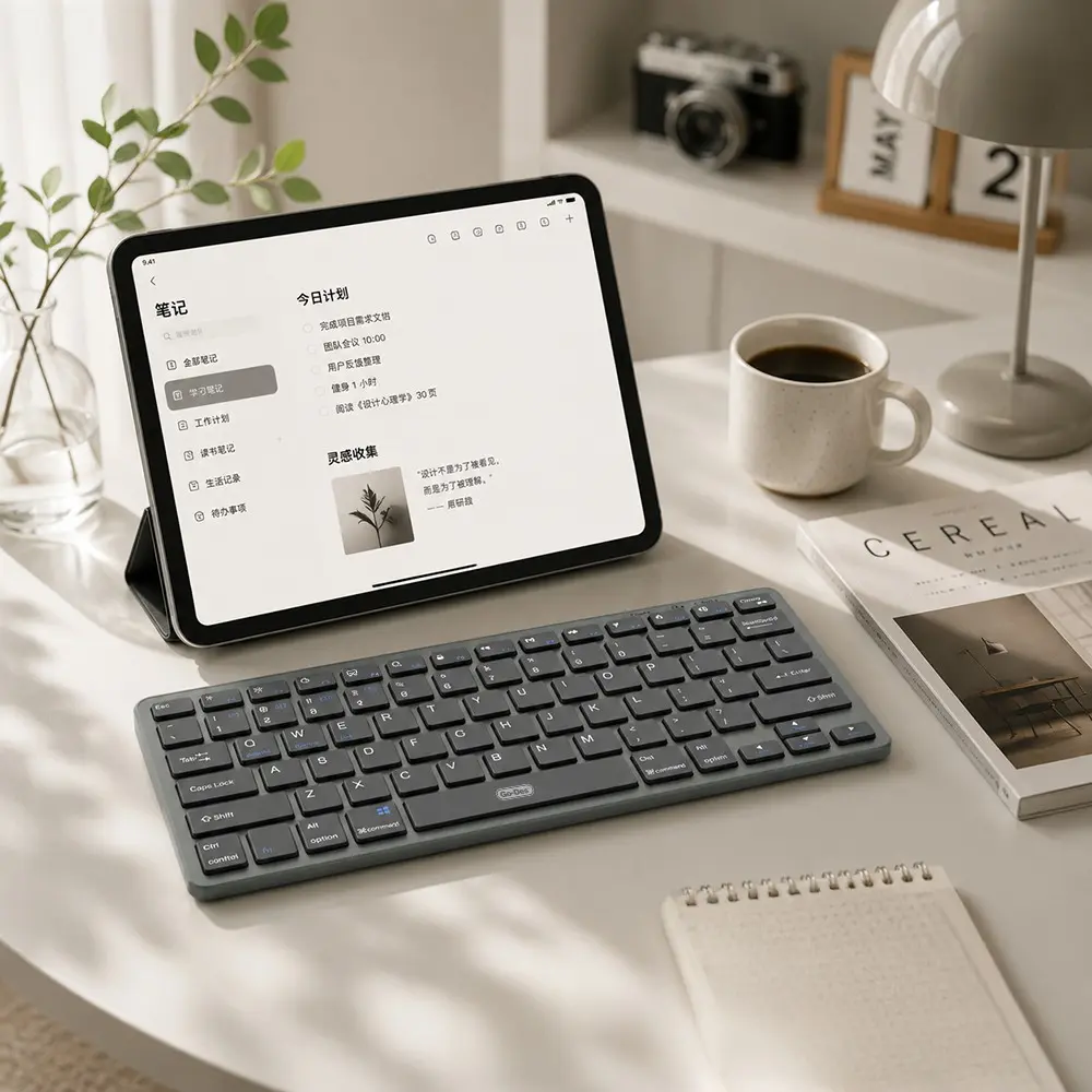 Go Des GD-KB325 Sessiz Tuşlu Bluetooth Kablosuz Klavye