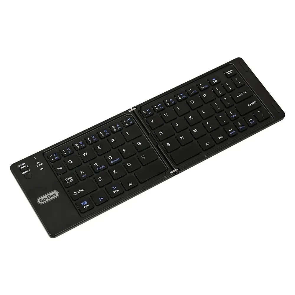 Go Des GD-KB326 Katlanabilir Bluetooth Kablosuz Klavye, Sessiz Tuşlu