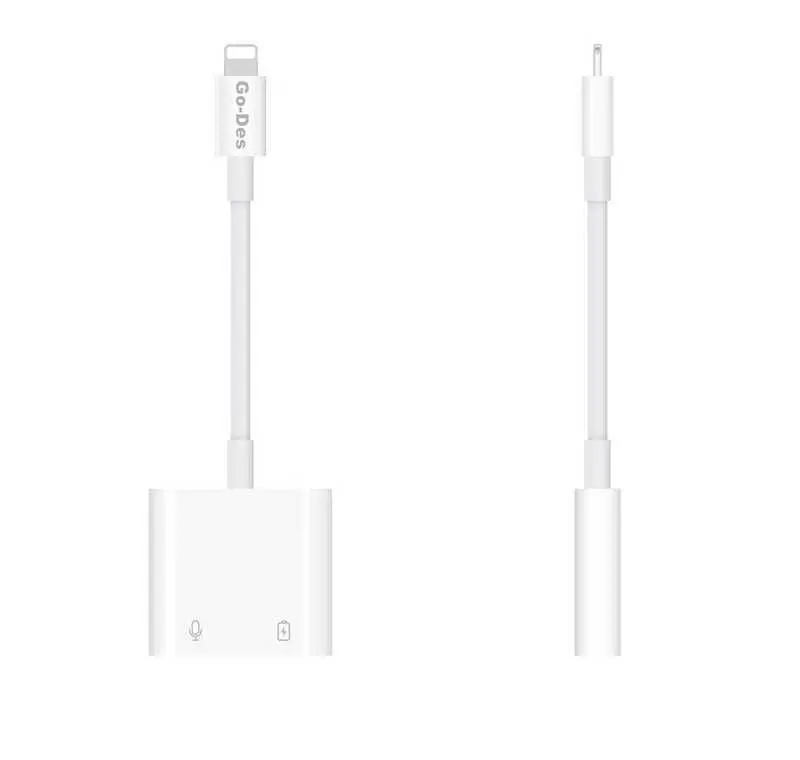 Go Des GD-OR881 Lightning Şarj ve Ses Adaptörü
