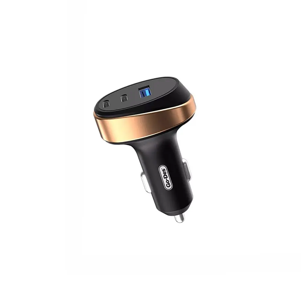 Go-Des GD-QC2207 66W PD Araç Şarj Cihazı, 3 Çıkışlı