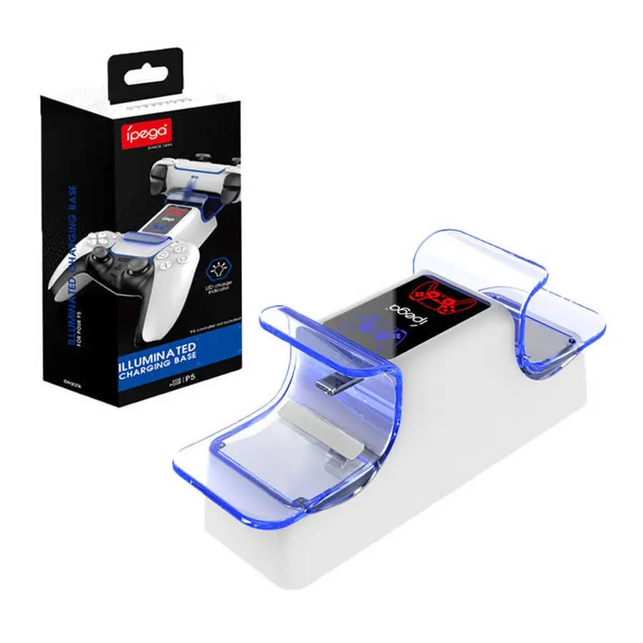 iPega PG-P5003 PlayStation 5 DualSense Şarj İstasyonu, 2 Kollu