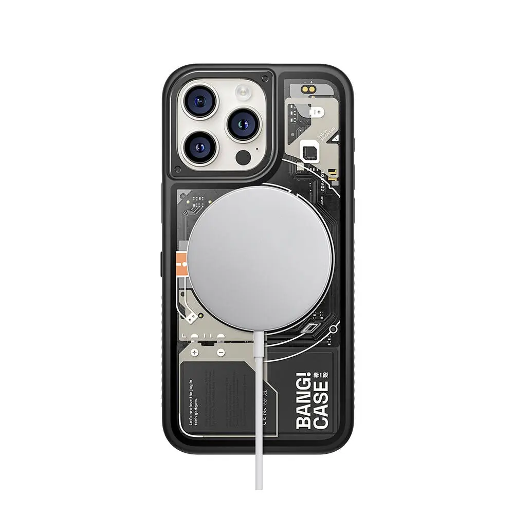 iPhone 15 Pro Max MagSafe Uyumlu Akıllı Kılıf - Bitmo Lab BANG!CASE