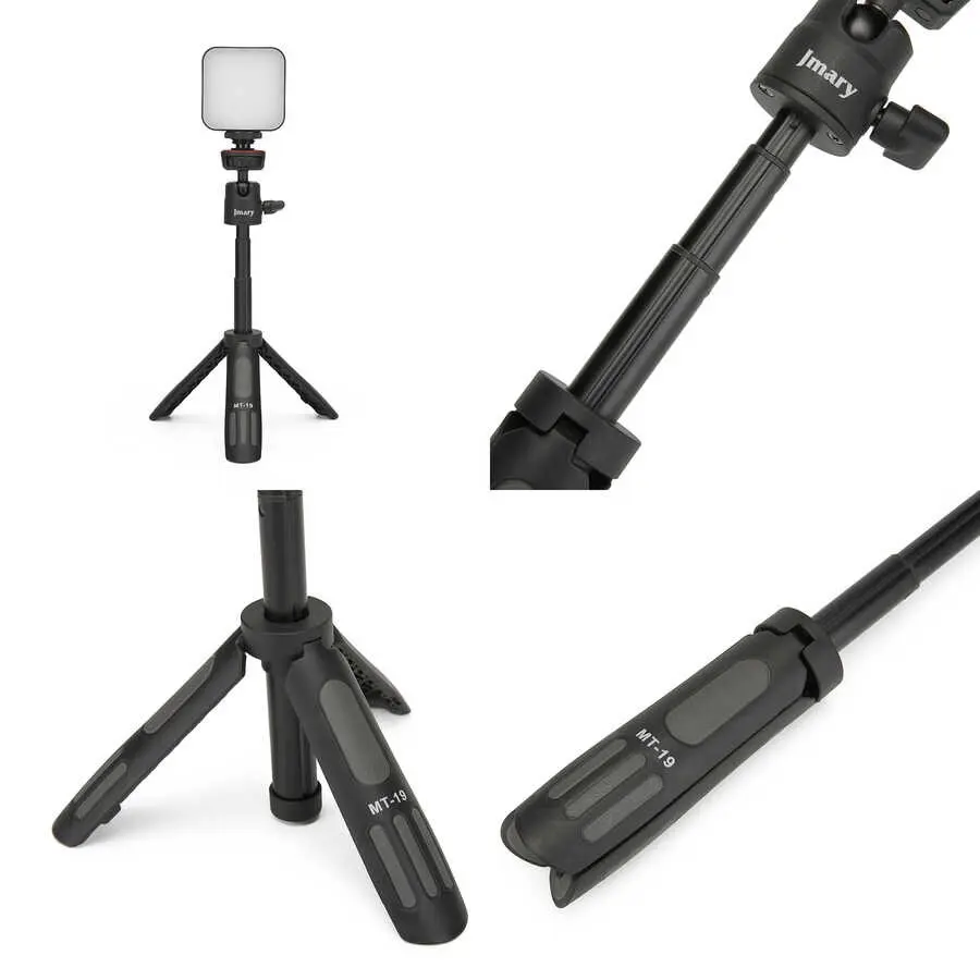 Jmary MT-19 Tripod, 360 Derece Dönebilen Başlık ve Monopod Özellikli