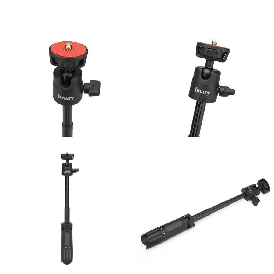 Jmary MT-19 Tripod, 360 Derece Dönebilen Başlık ve Monopod Özellikli
