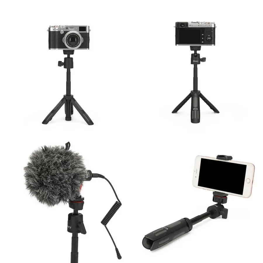 Jmary MT-19 Tripod, 360 Derece Dönebilen Başlık ve Monopod Özellikli