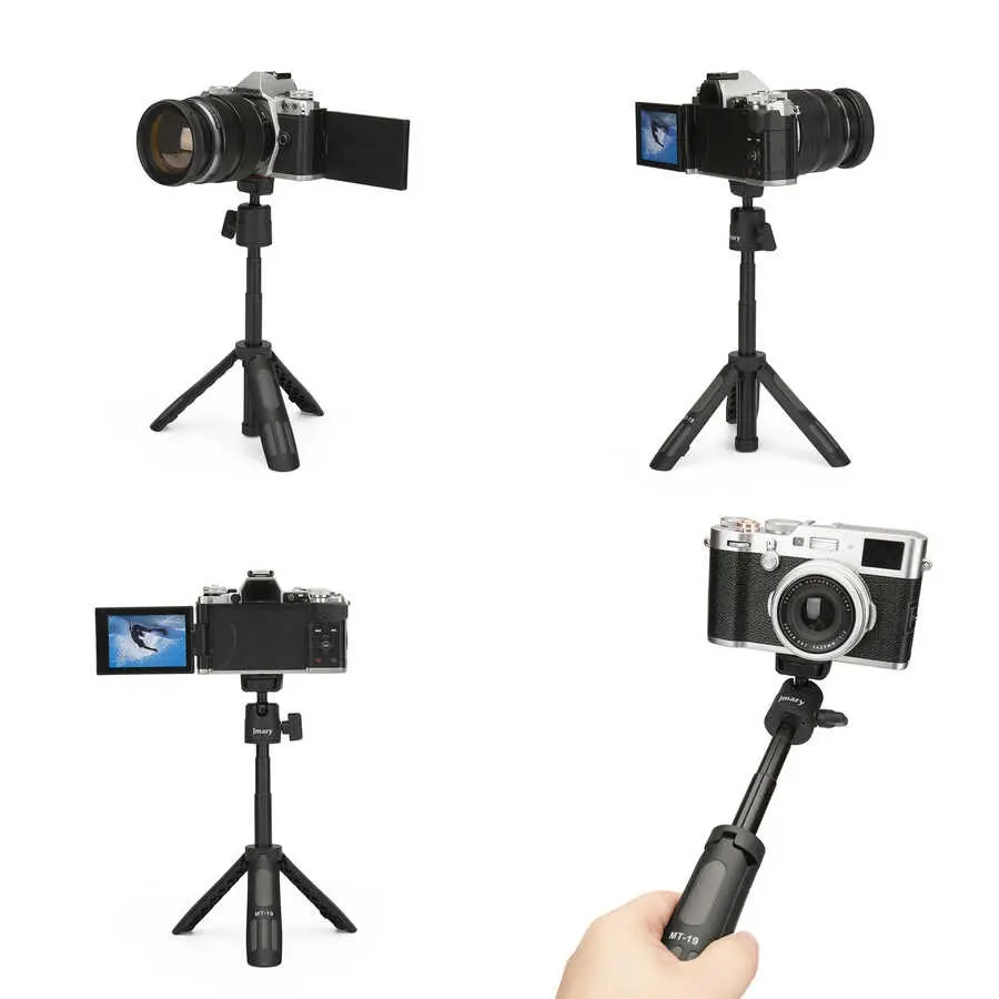 Jmary MT-19 Tripod, 360 Derece Dönebilen Başlık ve Monopod Özellikli