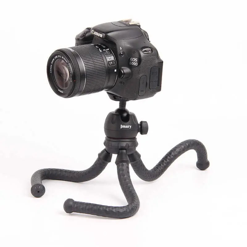 Jmary MT-25 Esnek Ahtapot Ayaklı Tripod, 30 cm, Telefon ve Tablet Tutuculu