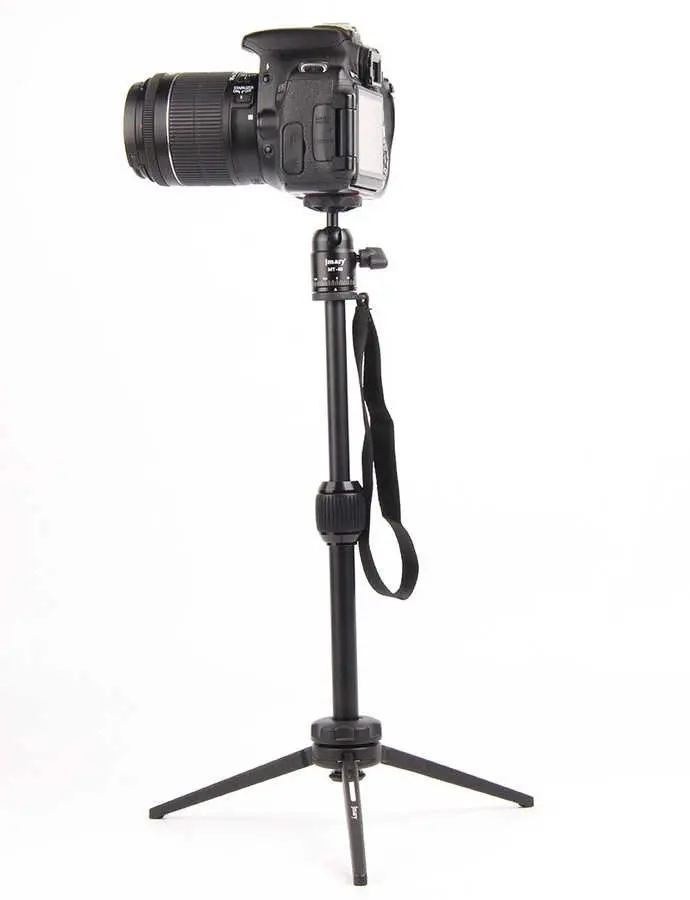 Jmary MT-68 Profesyonel Tripod, 360 Derece Dönebilen Başlık ve 39.5 cm Yükseklik