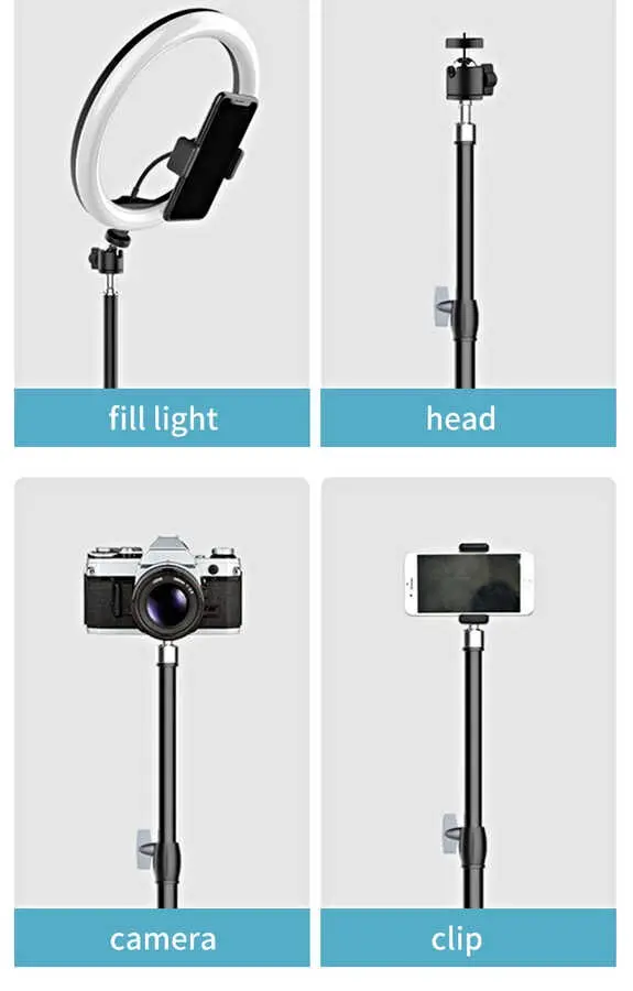 Jmary MT-75 Tripod, 210 cm Yükseklik ve 5 kg Taşıma Kapasitesi