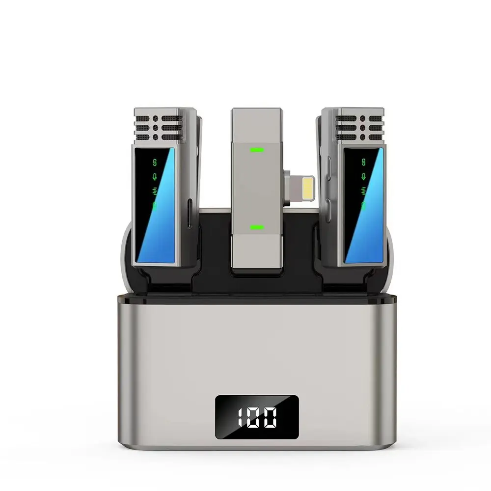 Jmary MW-15 Lightning Portlu Kablosuz Yaka Mikrofonu, 2.4GHz