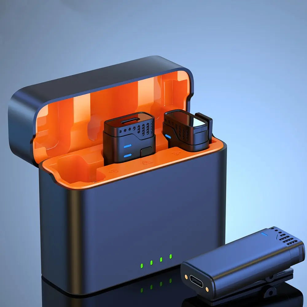 Jmary MW-16 3'ü 1 Arada Kablosuz Yaka Mikrofonu, 2.4GHz